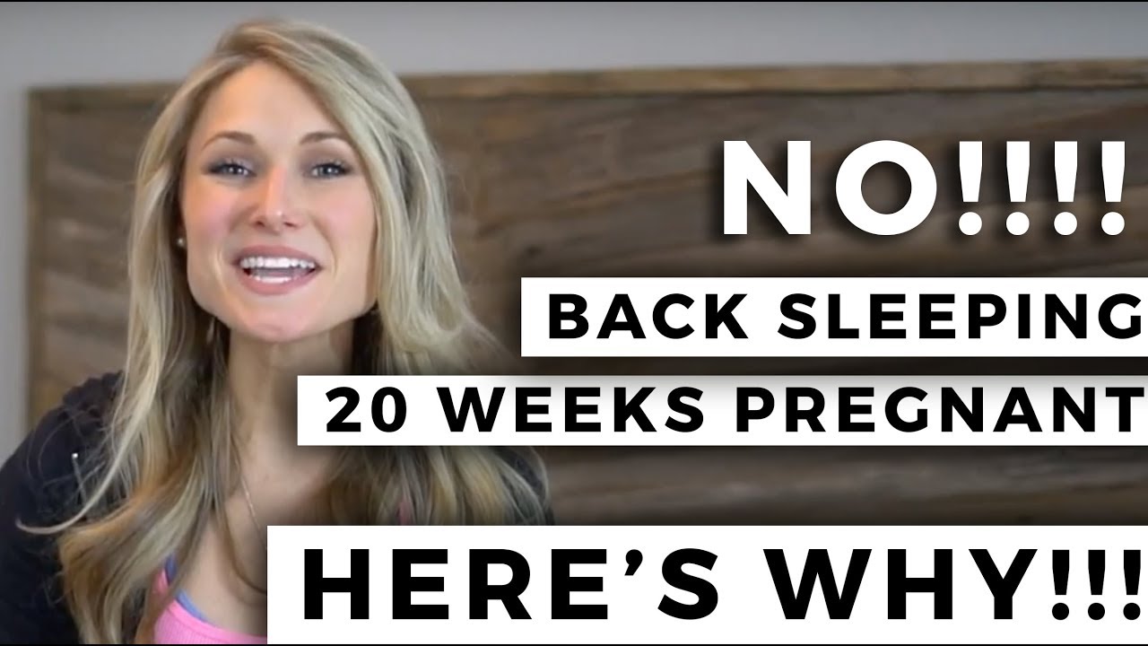 NO !!! Back Sleeping After 20 Weeks Pregnant // Here's Why