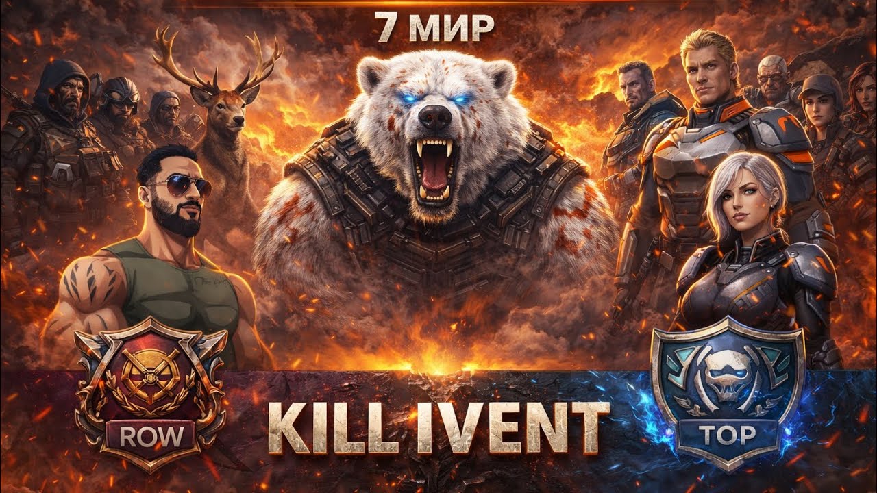 AGE OF ORIGINS(Sunrise). Сильнейший командир/KILL IVENT/7 WORLD