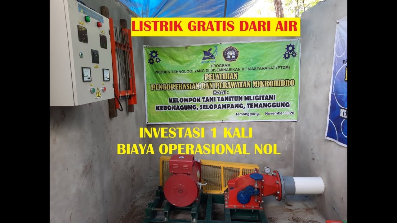 BEST SELLER 3KW!! MIKRO HIDRO UNTUK RUMAH DAN VILLA, LISTRIK GRATIS