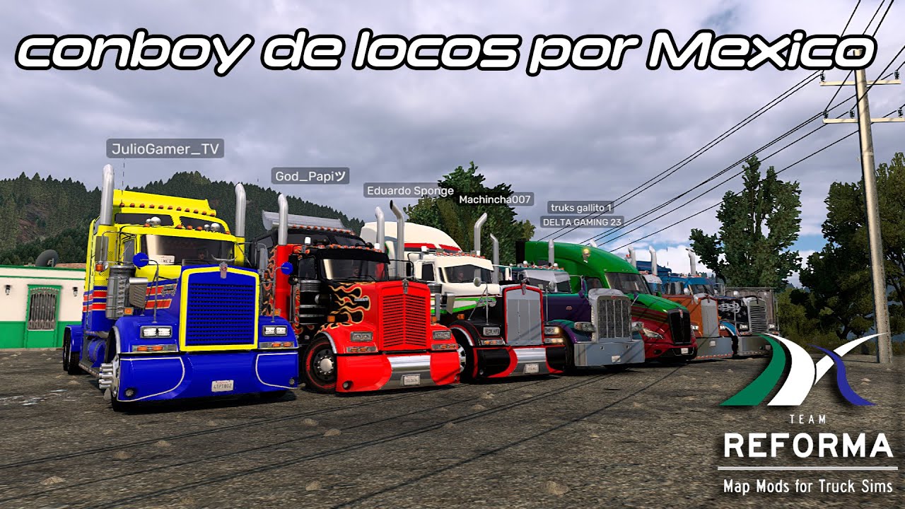 American Truck mapa Mexico