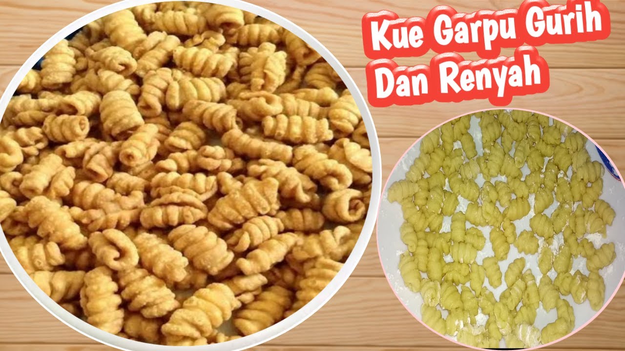 Resep Kue Garpu Renyah Dan Gurih || Takaran Sendok