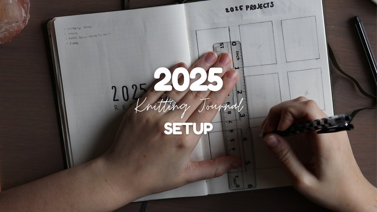 2025 Knitting Journal Setup