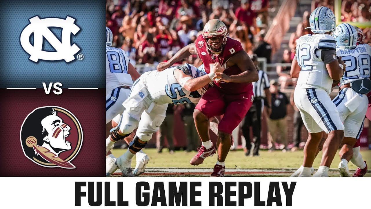North Carolina vs. Florida State Full Game Replay | 2024 ACC Football