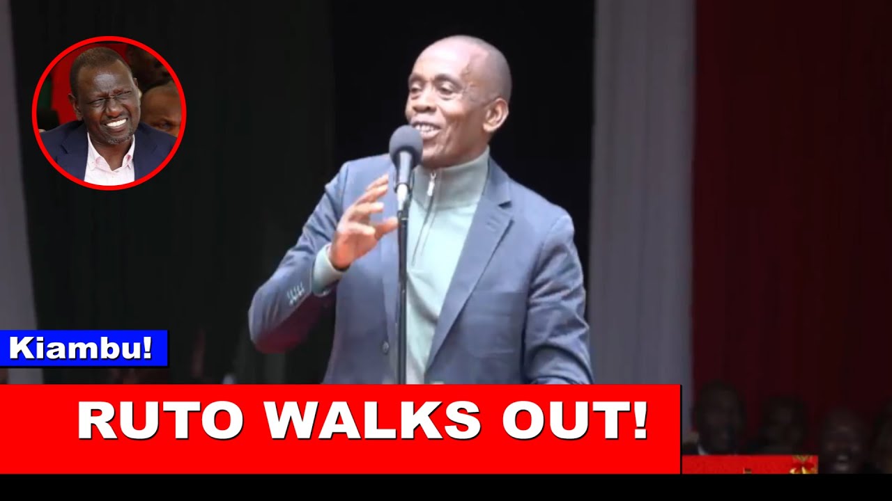 ДРАМА!! Президент Руто чуть не покинул зал суда в Киамбу из-за серьезного столкновения губернатор...