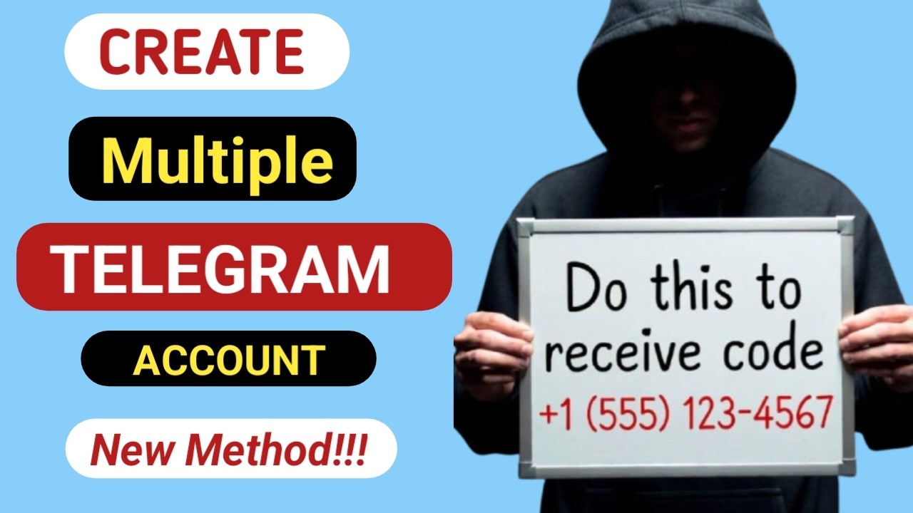 Новинка!! Создание аккаунта Telegram без номера телефона 2026 / Как создать неограниченное количе...