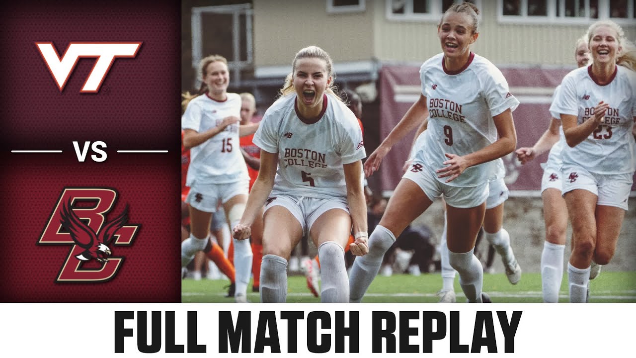 Virginia Tech vs. Boston College Full Match Replay | 2024 ACC Women's Soccer
