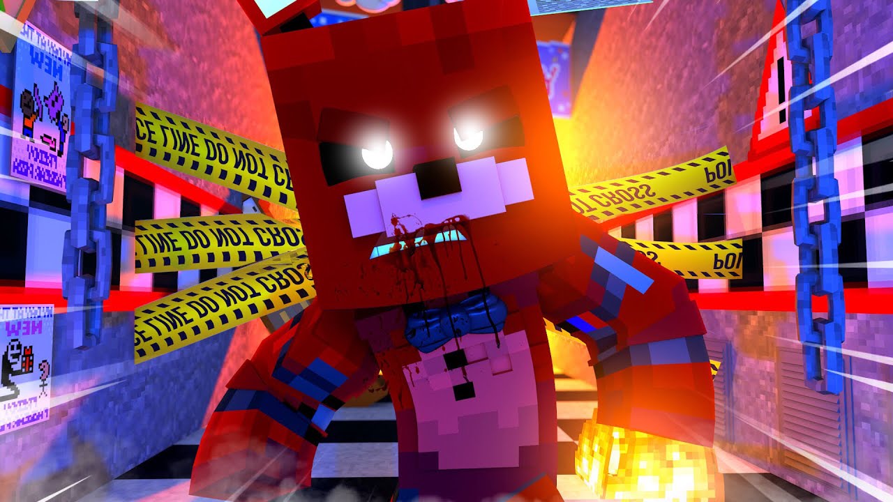 Redbear Jumpscare! Minecraft FNAF Roleplay