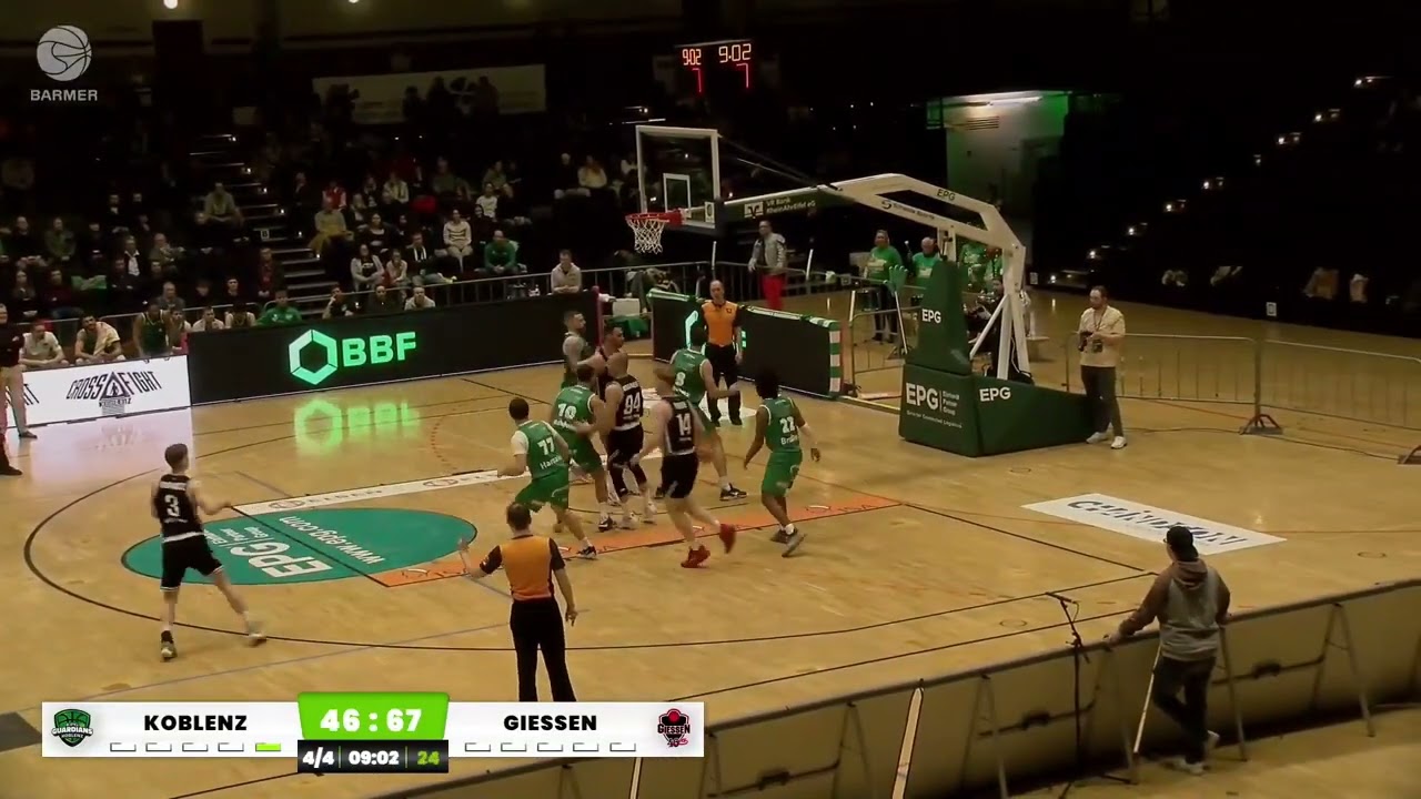 Aiden Warnholtz Season-High 22 PTs in 23 mins @EPGBasketsKoblenz