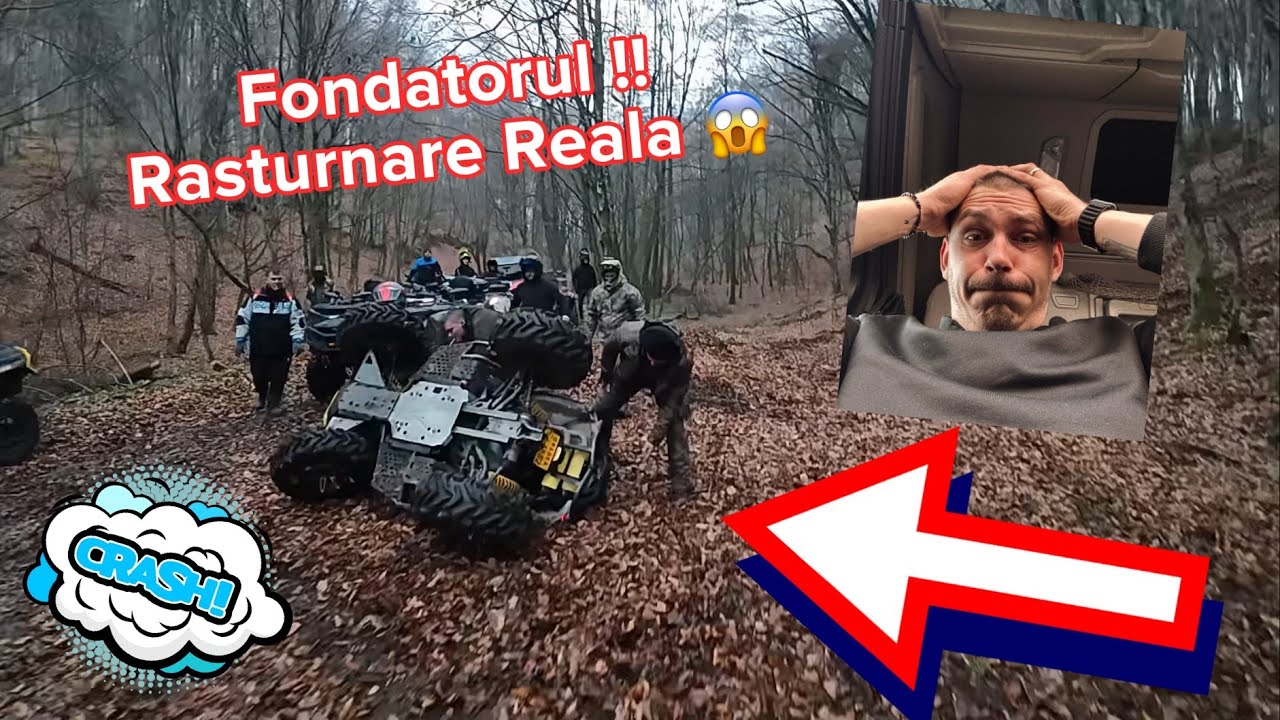 CĂZĂTURI, RĂSTURNĂRI & ADRENALINĂ PURĂ! IADUL DIN PĂDURE 🔥Atv Vlog 🏔️🎥20+ATV-SSV+CROSS🔝