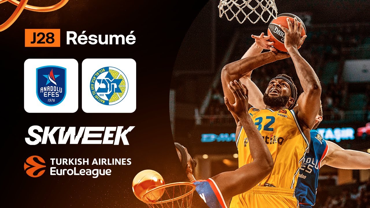 Le résumé de Anadolu Efes Istanbul / Maccabi Tel-Aviv (J28 - Turkish Airlines EuroLeague)