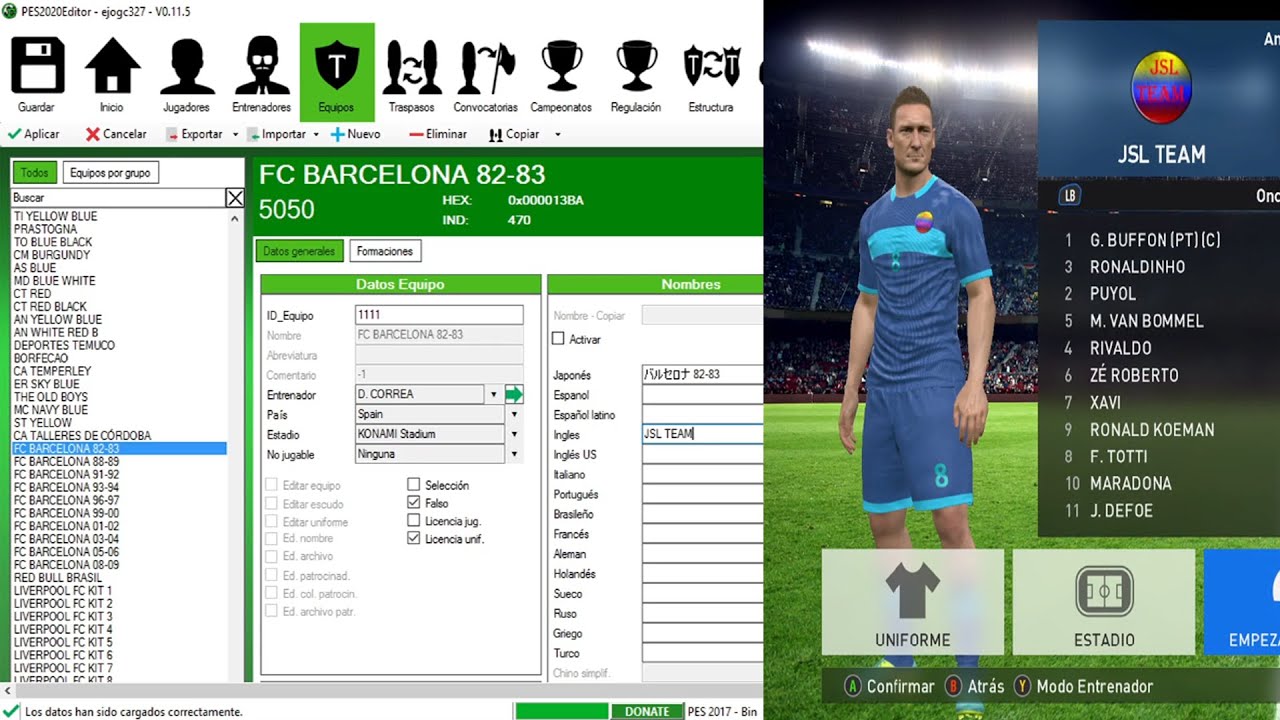 COMO EDITAR LA DATA BASE Y AGREGARLE DLC 3.0 A NUESTRO PES 2017