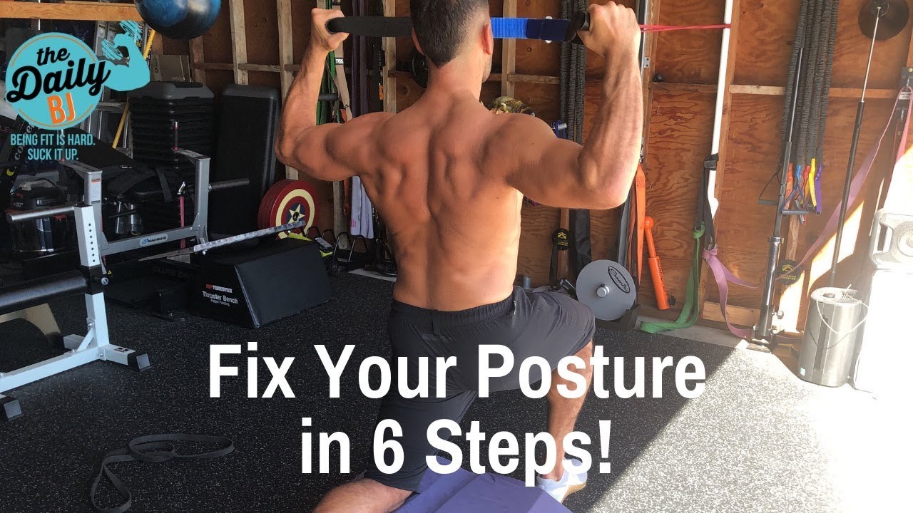 ✅6 Steps to Fixing Posture & Enhancing Performance | BJ Gaddour Men&rsquo;s Health Mobility Exercises