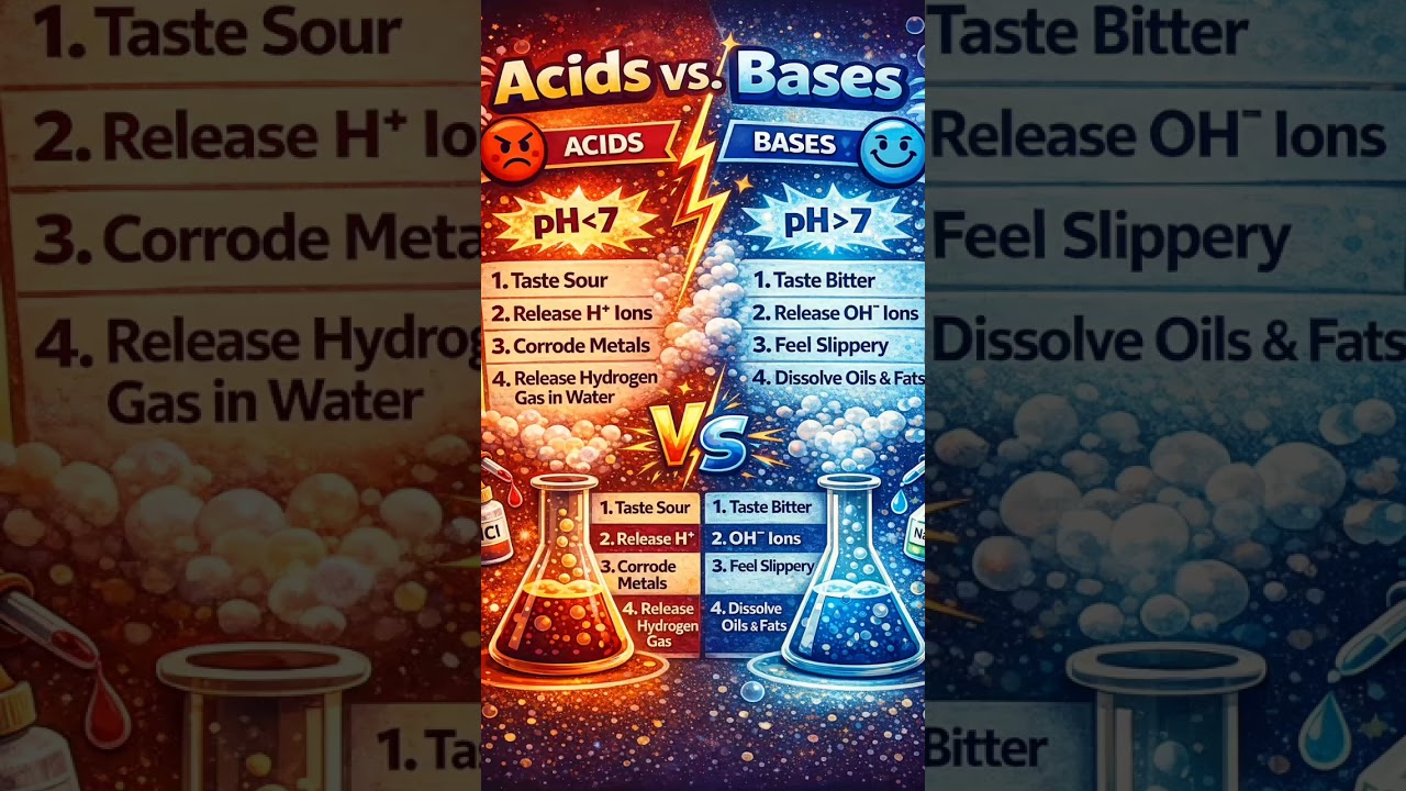 acids VS bases🧪