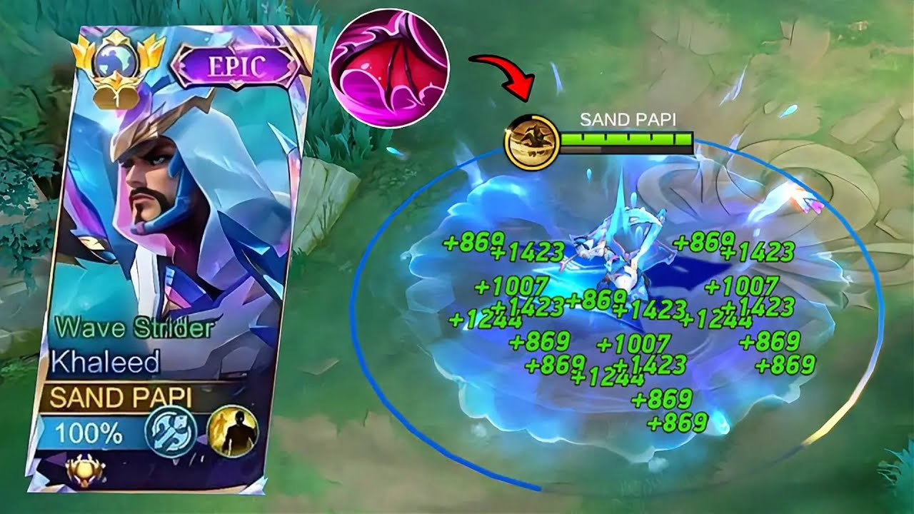 KHALEED NEW BUILD QUEEN WINGS IS SO BROKENN!!! - SUSTAIN DAMAGE BUILD KHALEED!! 