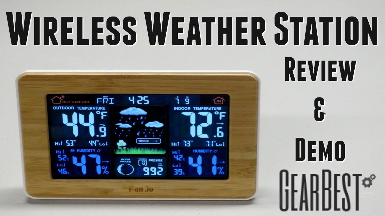 Gearbest Wireless Weather Station Review & Demo!