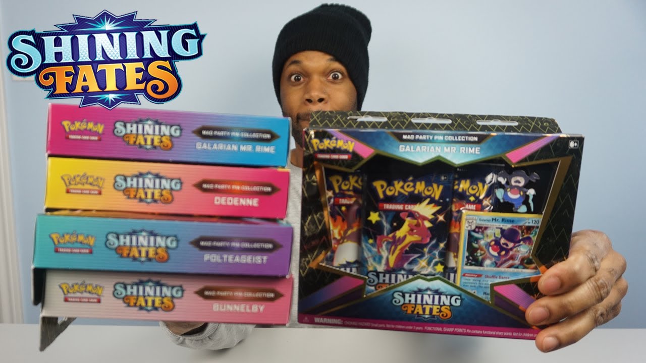 Opening ALL the Shining Fates Mad Party Pin Collection Boxes! *NEW*