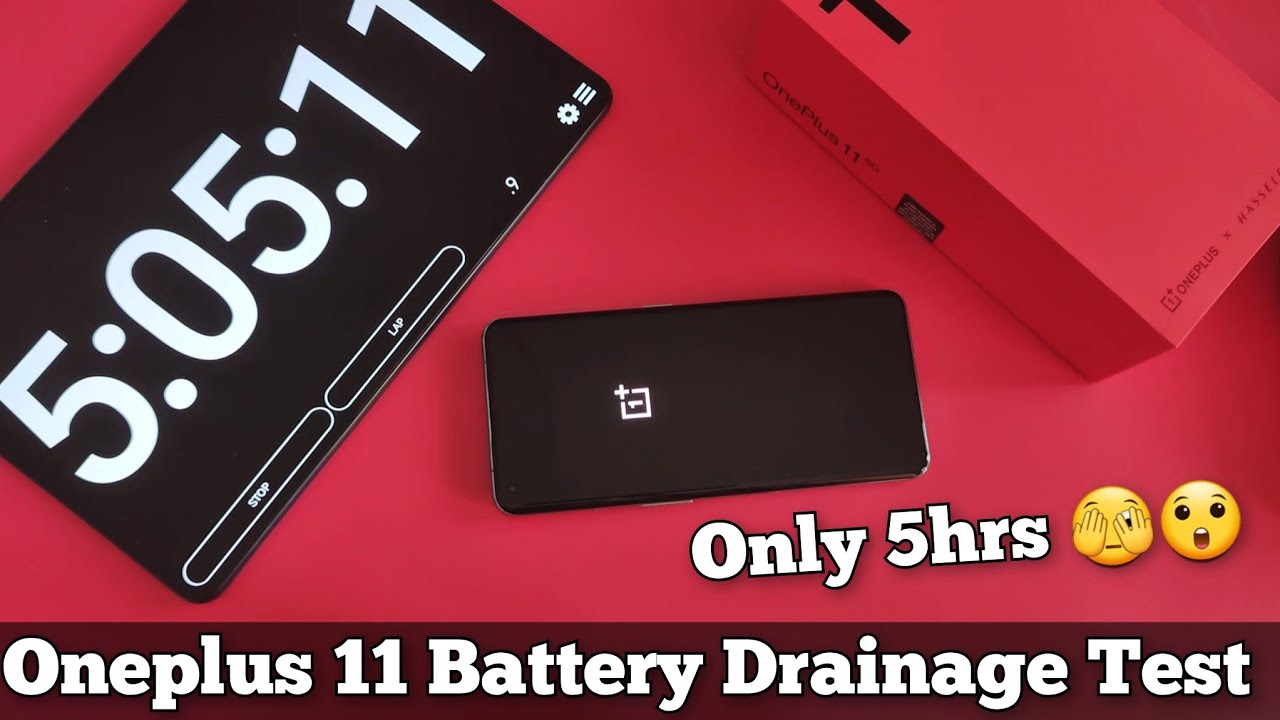 Oneplus 11 Extreme Battery Drainage Test 100 to 0%