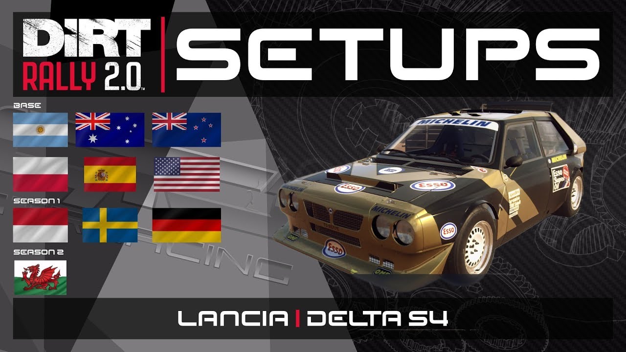 Lancia Delta S4 | TT SETUPS | 10 Locations | DiRT Rally 2.0