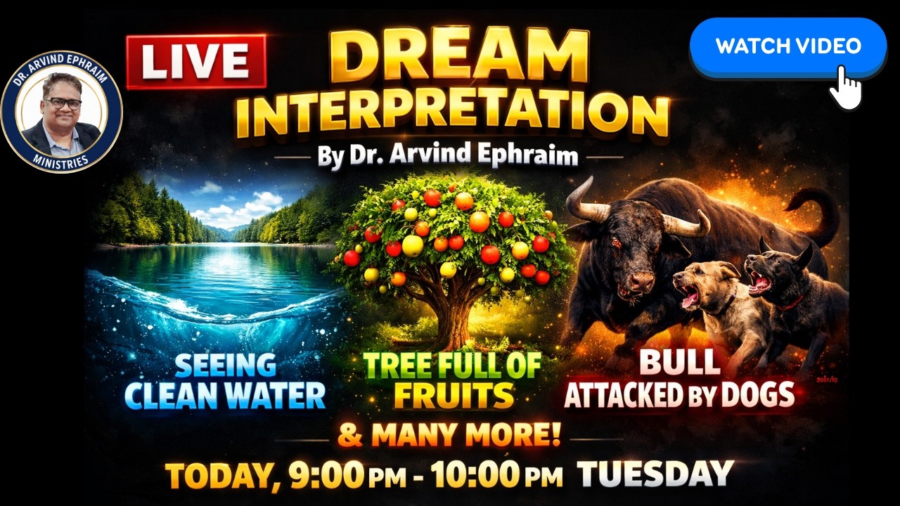 Live Dream Interpretation | Tuesday | Dr Arvind Ephraim #dreaminterpretation #dreammeaning #dream