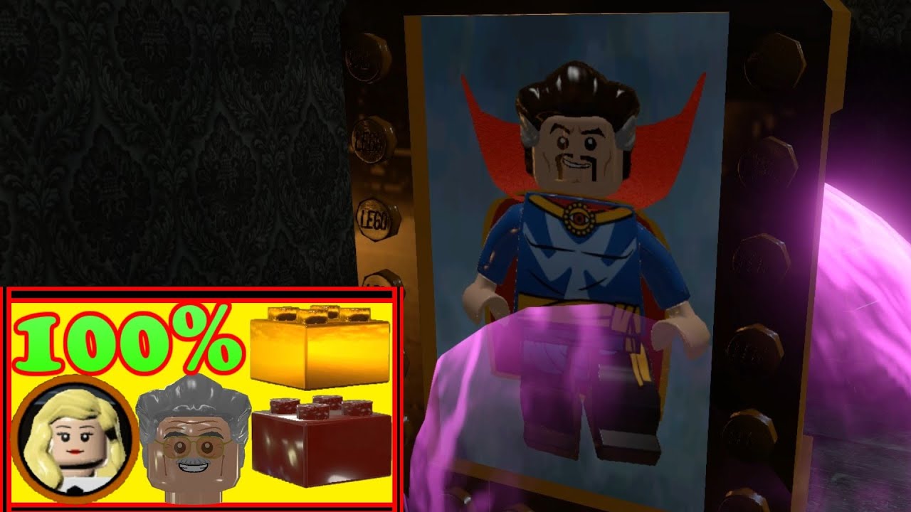 LEGO Marvel Super Heroes - 100% Незнакомец Опасность прохождение - красный кирпич Стэна Ли - Дэдпул