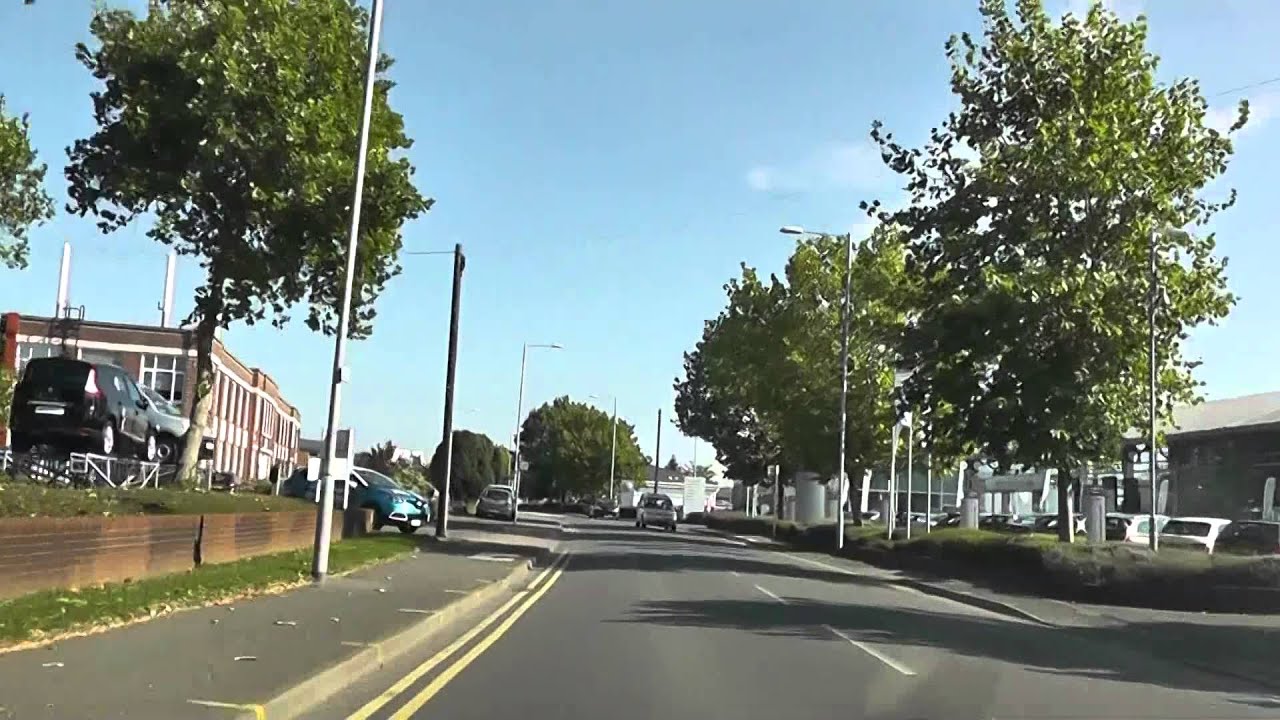 Driving On Tudor Way, Bromyard Road, St Johns & Tybridge Street, Worcester, UK 29th September 2013