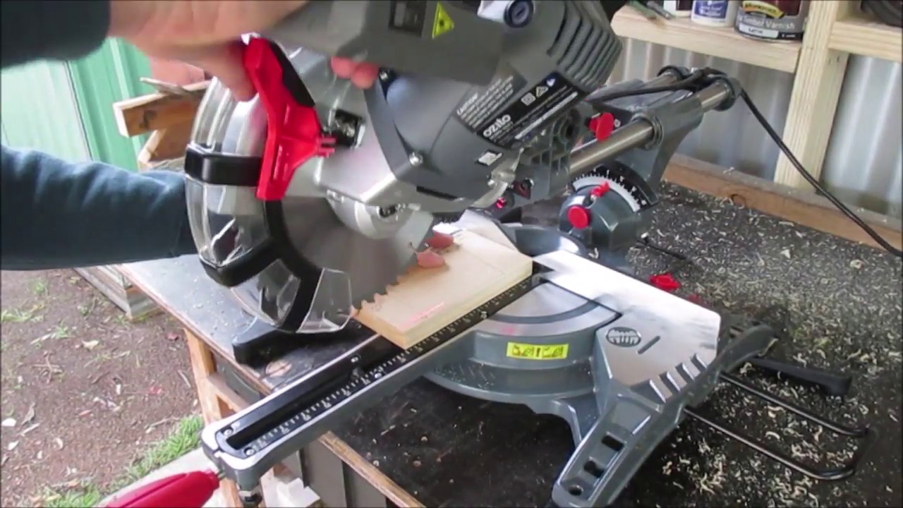 Ozito sliding compound mitre saw review