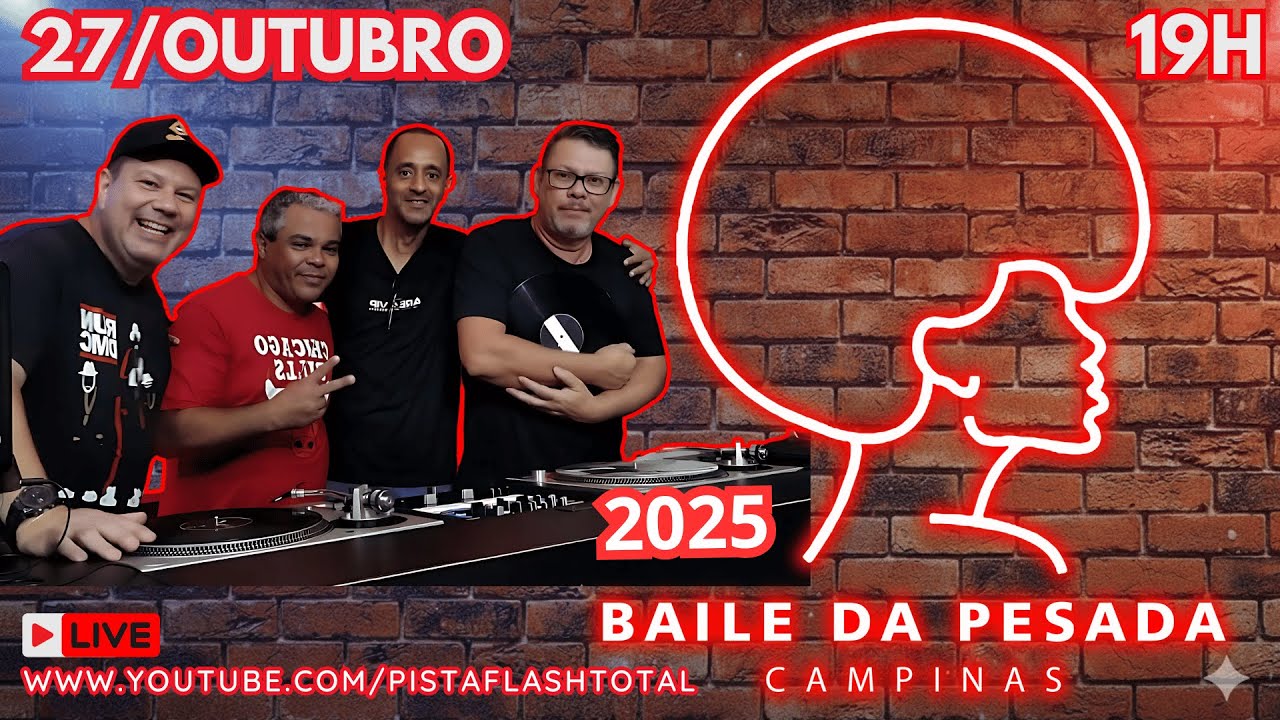 BAILE DA PESADA Campinas 27.10.2025 - Residentes ao vivo quebrando tudo ...