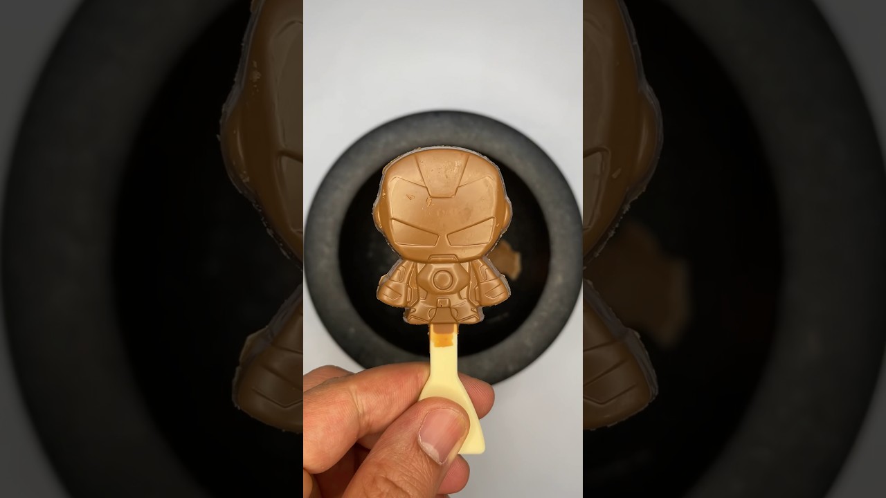 DIY ice cream 🥰Marvel heroes  chocolate