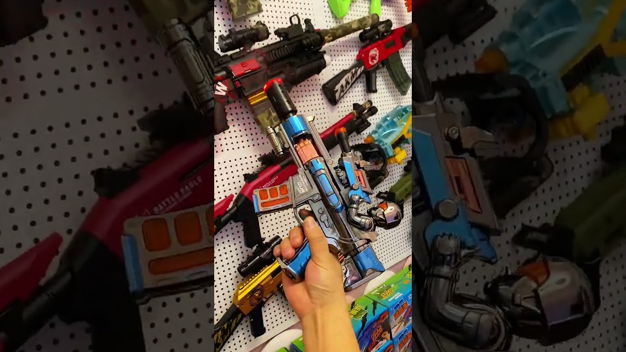 guns for 3-6 year olds are surprisingly addictive for me, an adult! It's because I never played wit