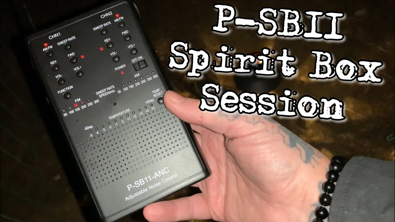 P-SB11 ANC Spirit Box Session | Adjustable Noise Control