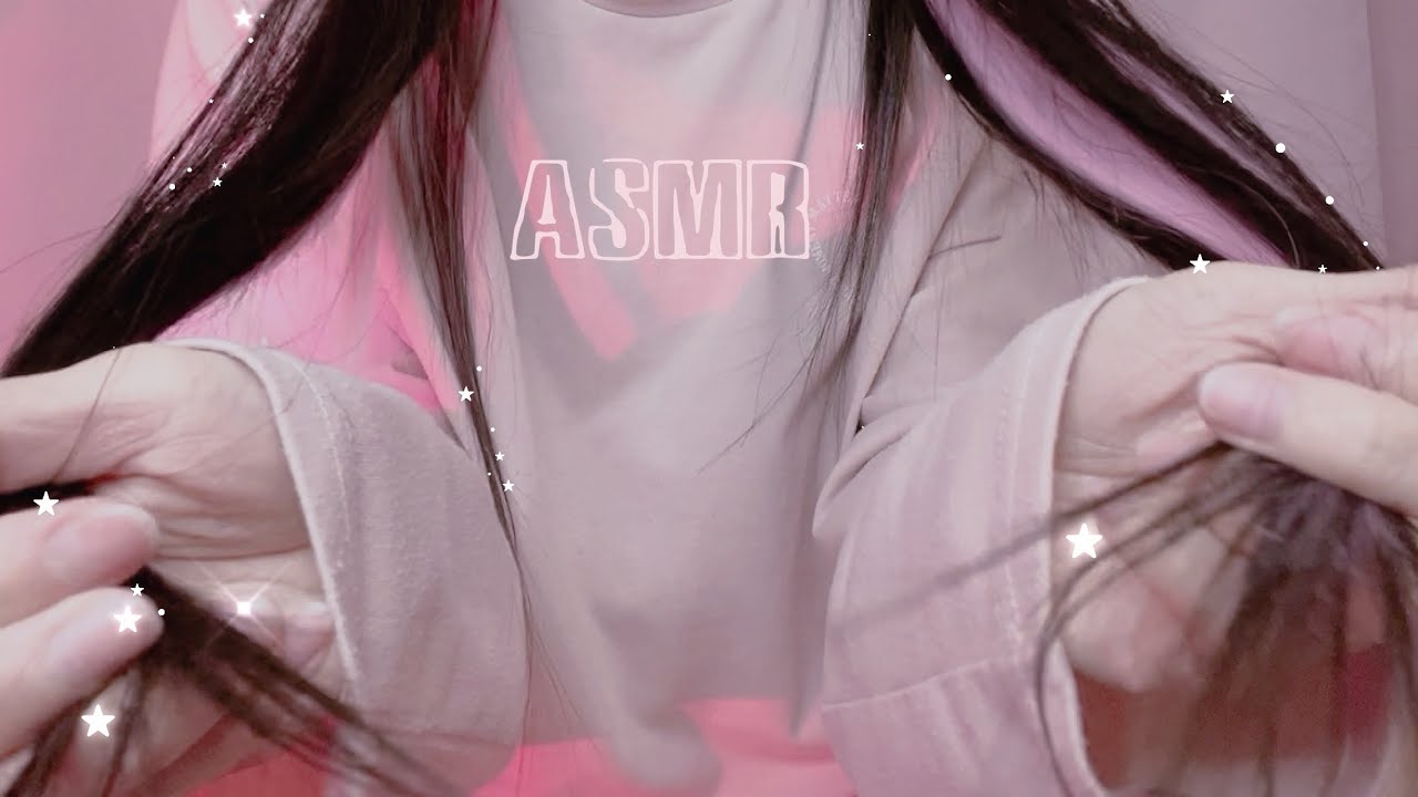 【ASMR】毛先でツンツン hair ツンツンどころかぶっ刺さし込まれてる