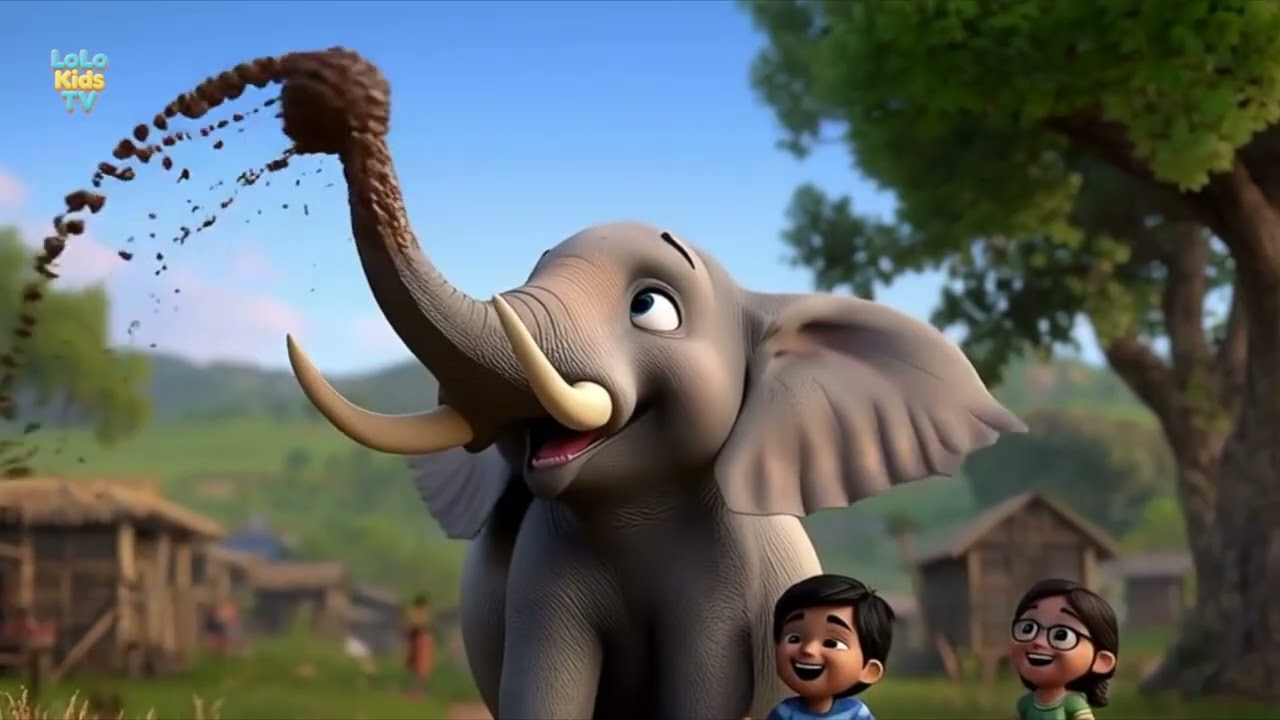 Hathi Raja Kahan Chale | Hindi Cartoon Song for Kids | LoLo Kids TV
