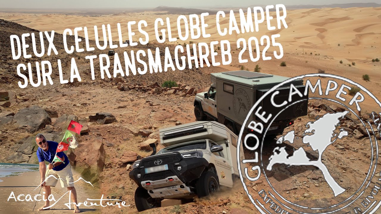 Deux cellules Globe Camper sur la TransMaghreb 2025
