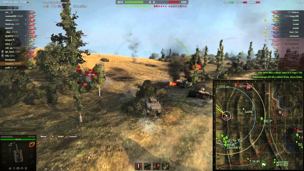 Maitrise AS de char M5 Stuart Perc&eacute;e fulgurante