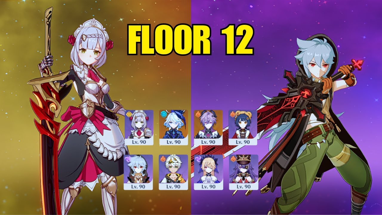 Noelle Double Pyro & Razor Overload | Genshin Impact 6.2 Spiral Abyss Floor 12