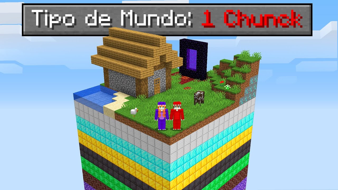 ZERANDO O MINECRAFT EM UMA CHUNK COM CAMADAS OP