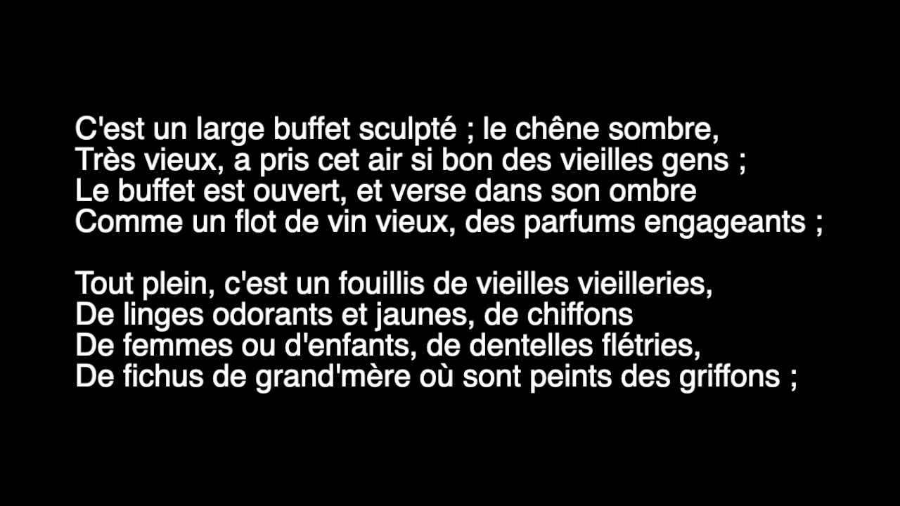 Le Buffet - Arthur Rimbaud