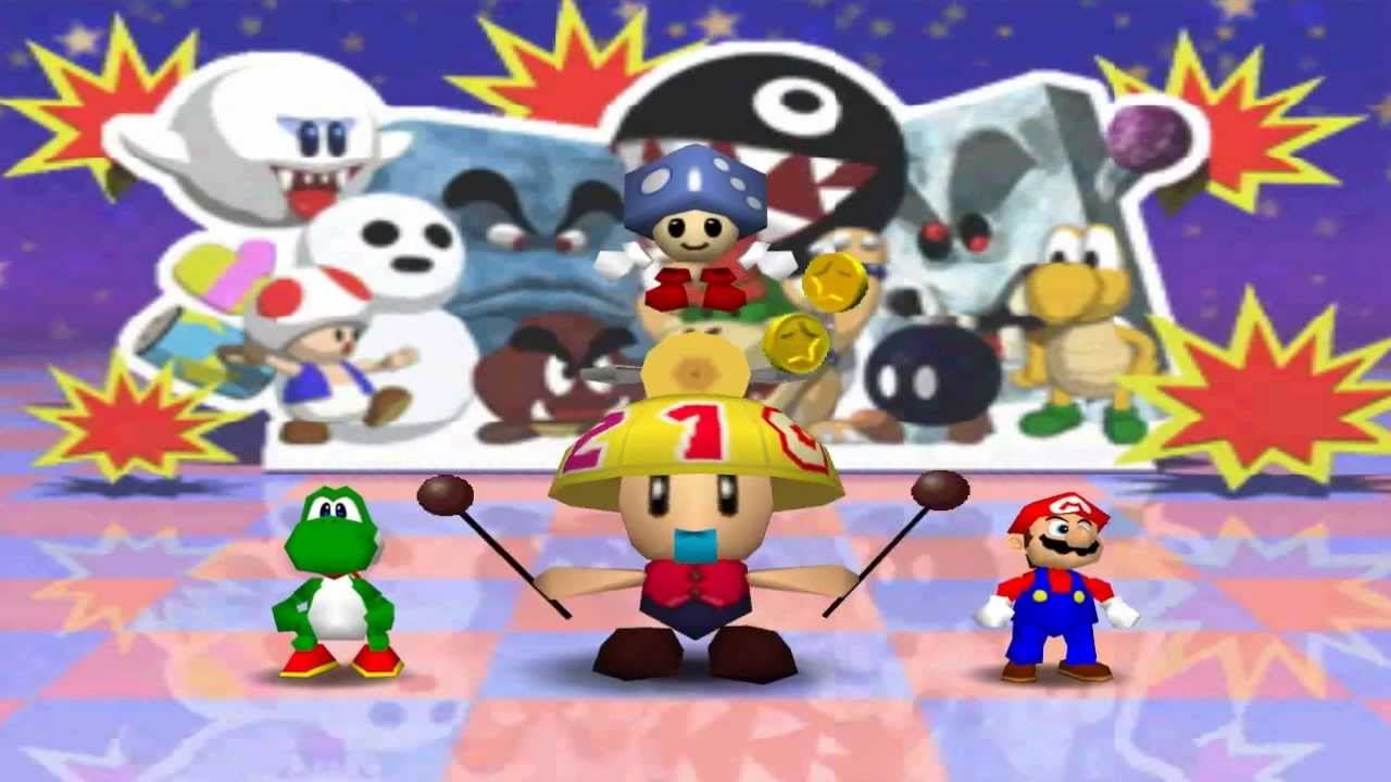Mario Party 3 Duel Board - Blowhard - Yoshi VS Mario