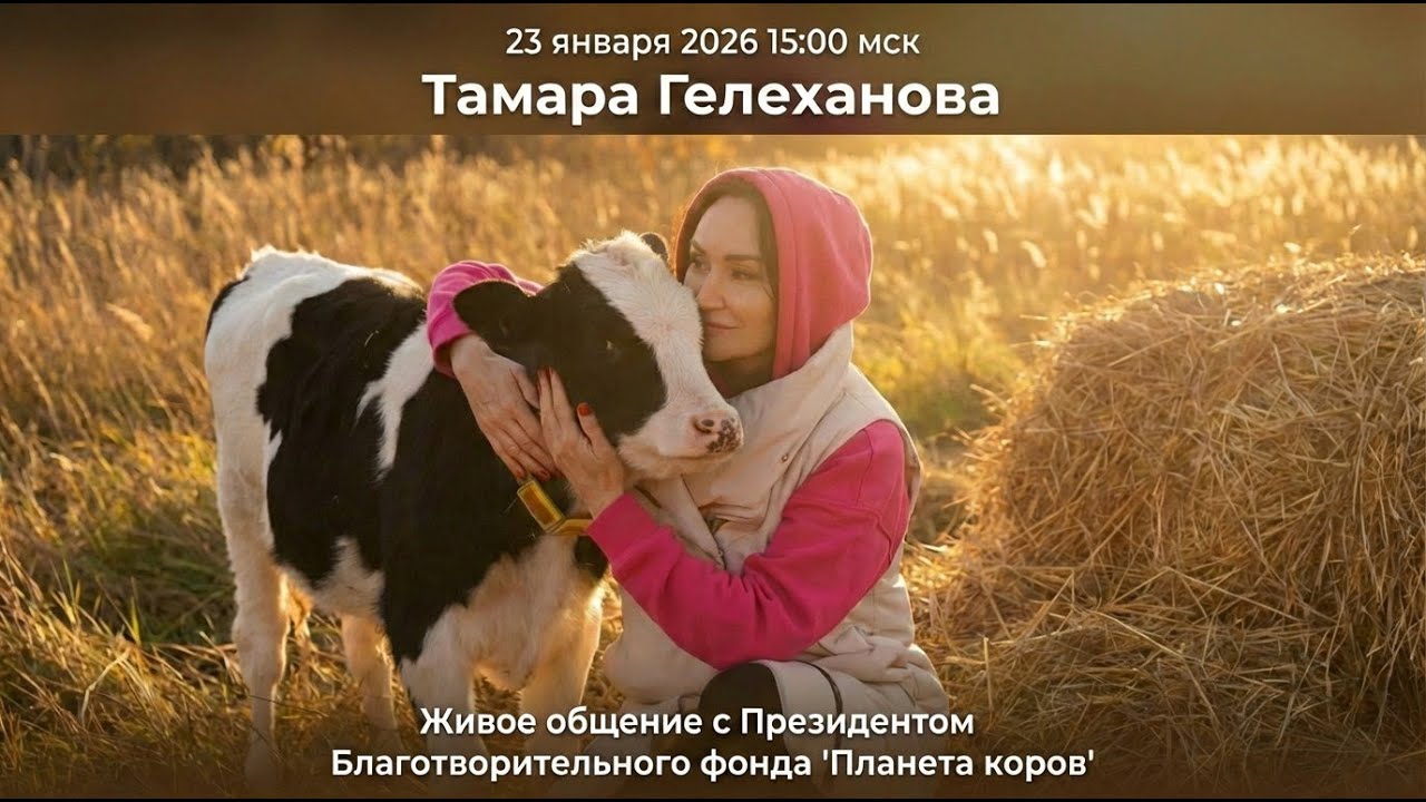 В гостях у Планеты коров - Тамара Гелеханова, Президент фонда, 23.01.2026