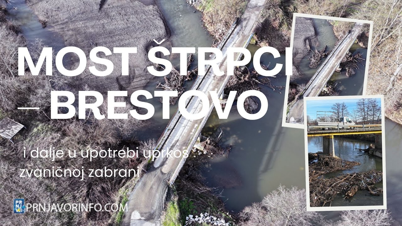 Most Štrpci – Brestovo i dalje u upotrebi uprkos zvaničnoj zabrani