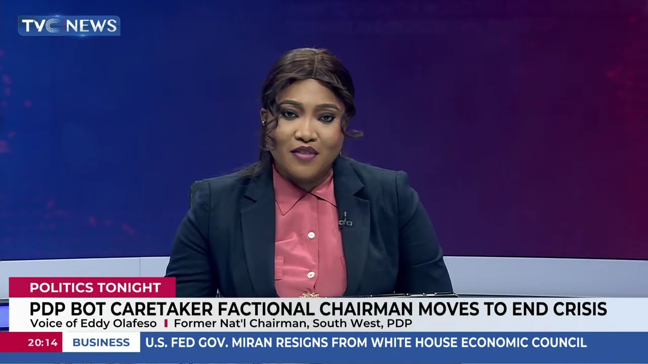 Politics Tonight | PDP BoT Caretaker Factional Chairman Moves To End Crisis