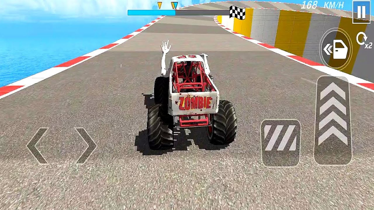 MONSTER TRUCK MEGA RAMP EXTREME RACING Gameplay [Android] - Part 16 