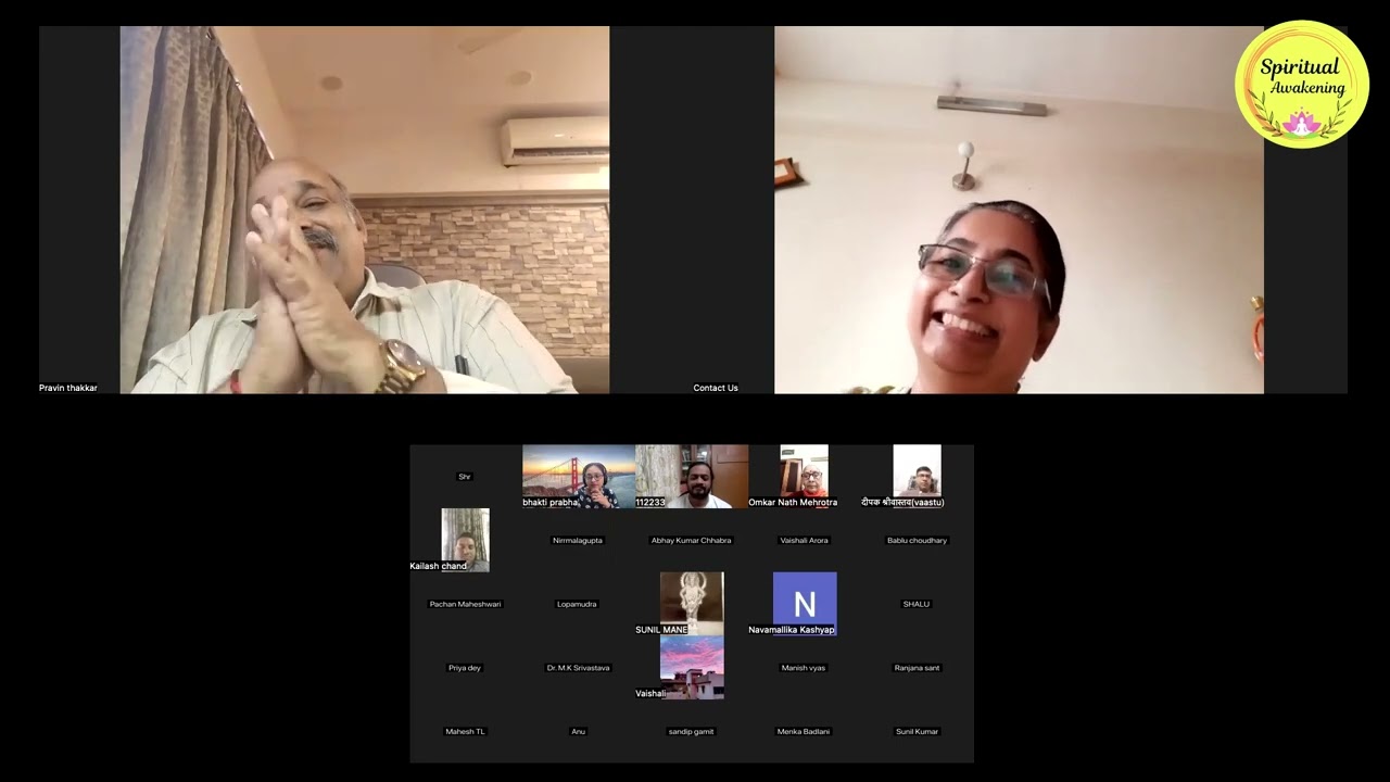 आपकी समस्याओं का समाधान ZOOM LIVE with Pravin Thakkar #bhaktiprabha #spiritualawakening #spiritual