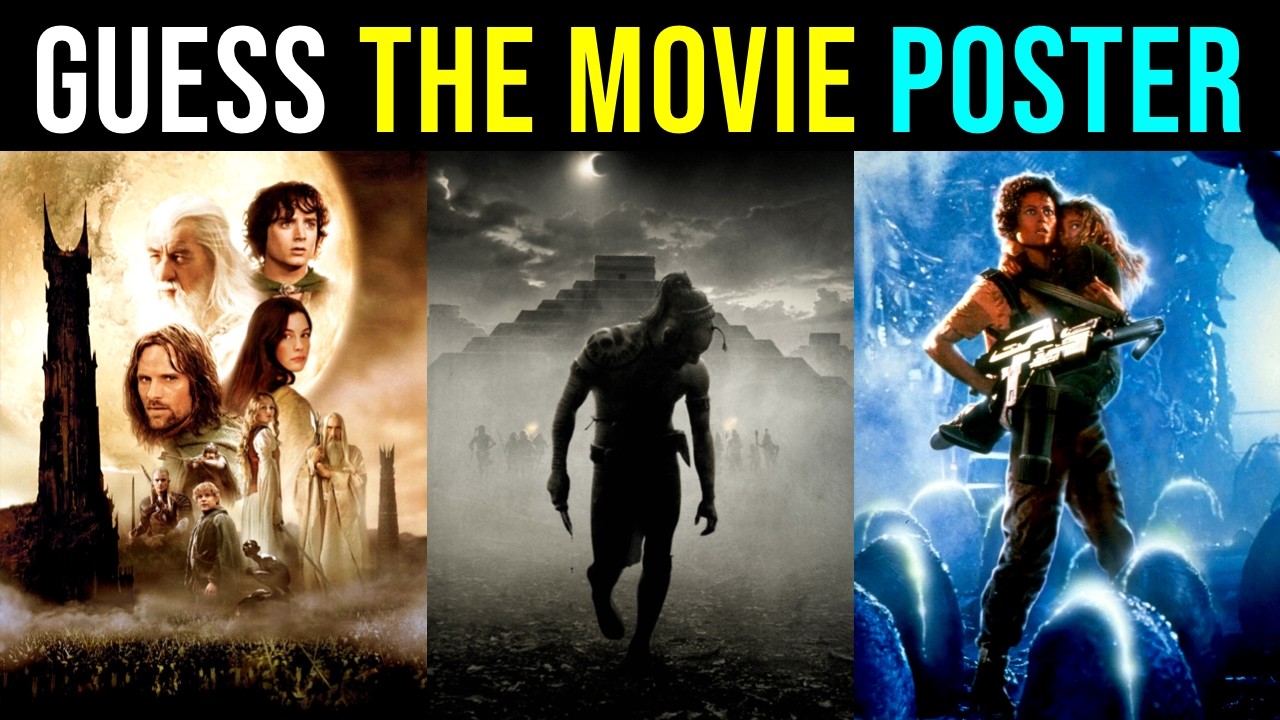 Guess the Movie by the Poster | 50 Iconic Films to Test Your Knowledge 🎞️