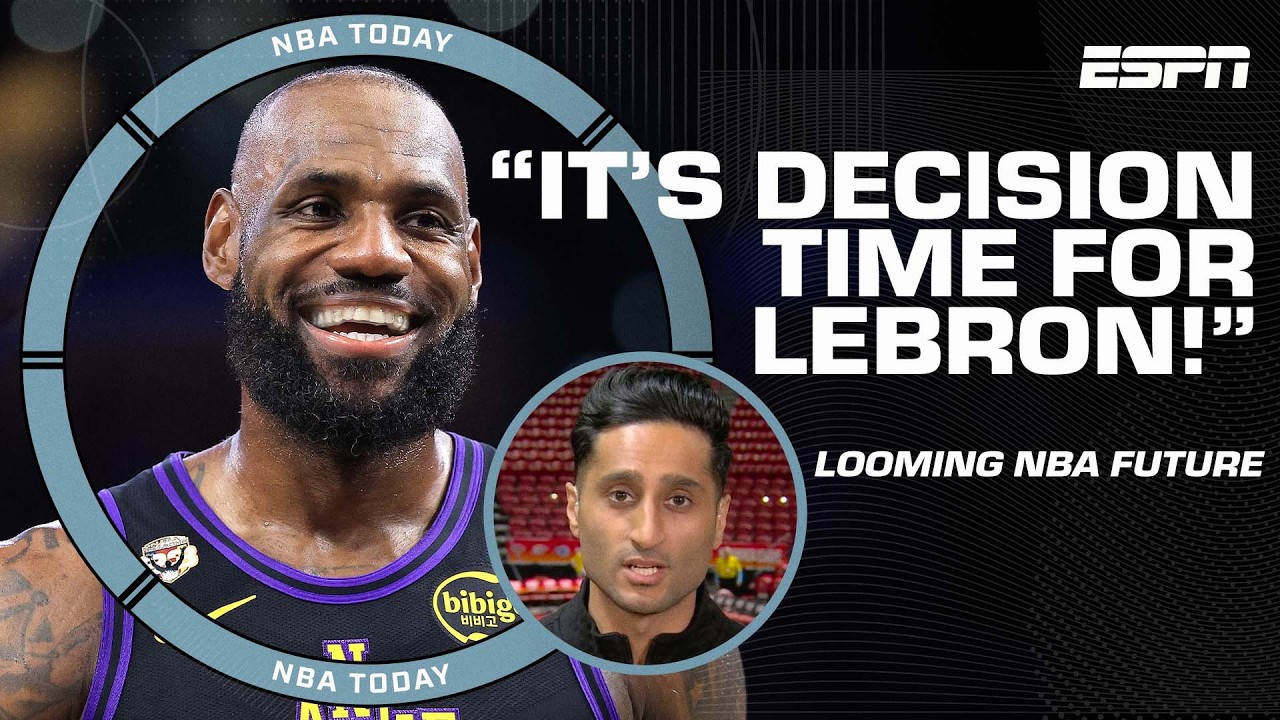 Shams Charania's insight on when LeBron James could make a decision on his future 👀 | NBA Today