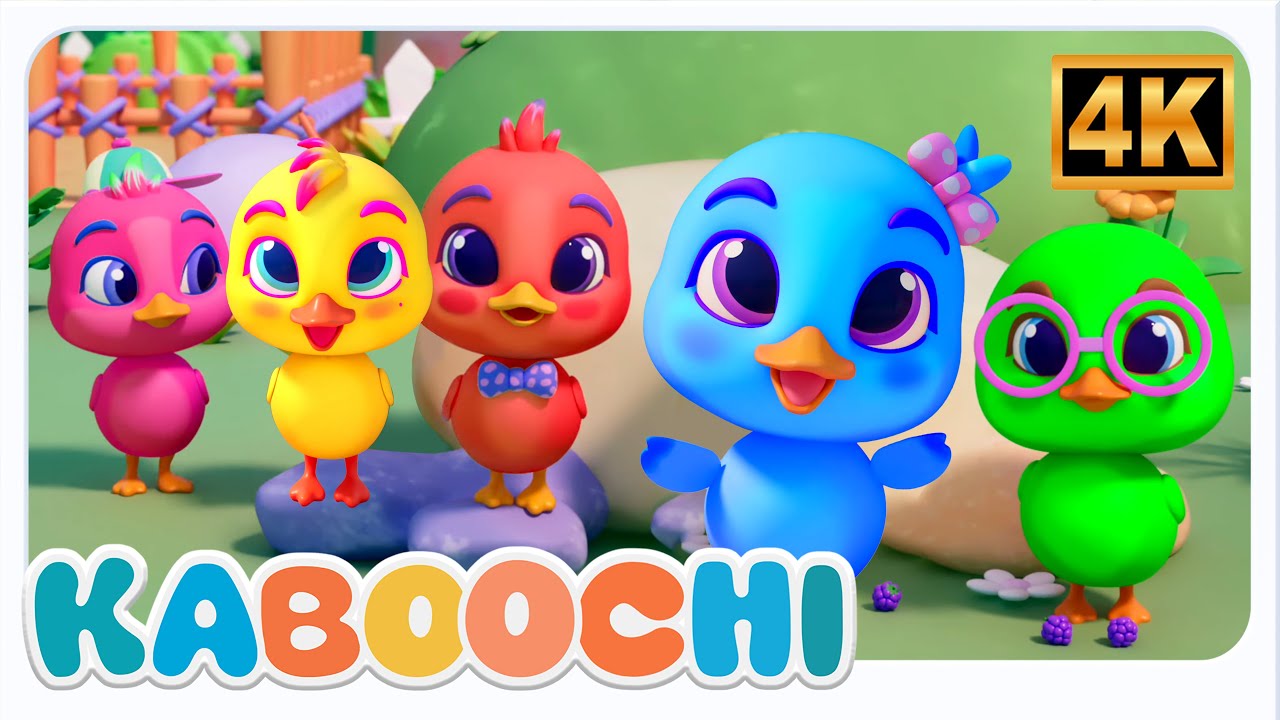 Five Little Ducks Fun Educational Rhyme and Song for kids