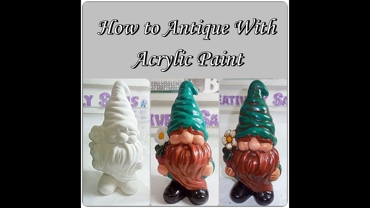 How to Antique With Acrylic Paint