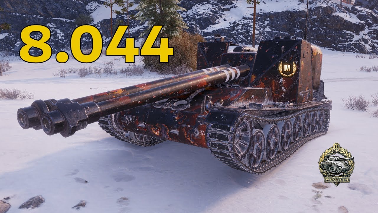 SFAC 105 • 8.044 Damage 8 Frags - The Best Farmer • WoT Gameplay