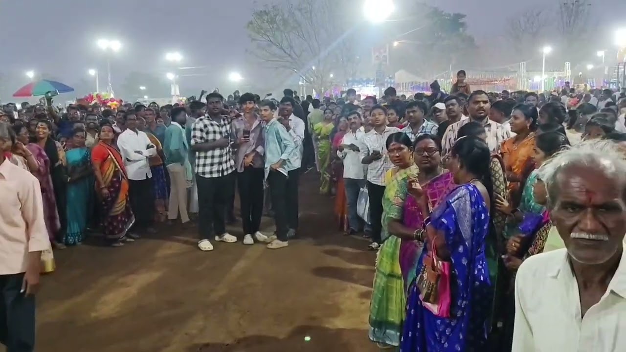  మంచిర్యాల జిల్లా మందమర్రి ఏరియా ఆర్కే1ఏ  గని సమీపంలో సింగరేణి  ఏర్పాటు చేసిన సమ్మక్క సారలమ్మ జాతర 