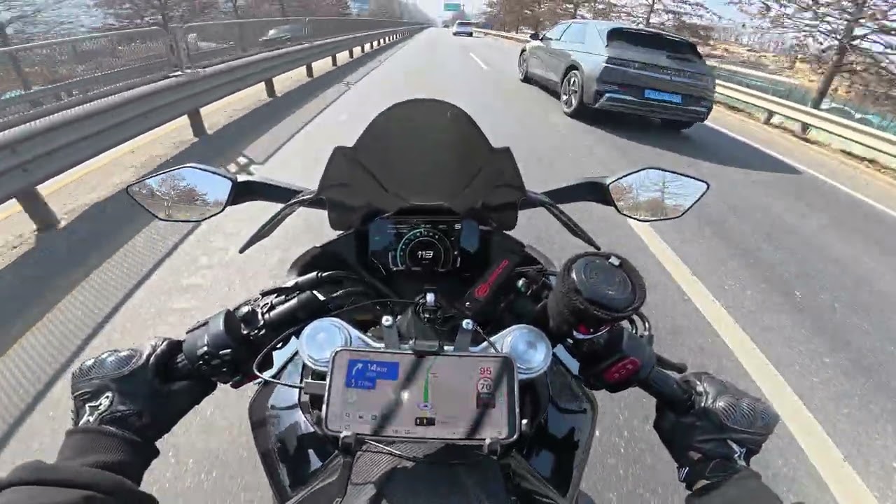 POV | Strong Wind Day | RAW Footage | CFmoto 450SR